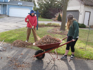 preventing aches and pains when raking leaves