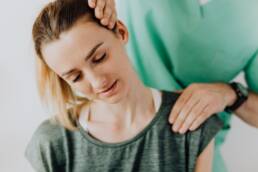 Woman Receiving Medical Care