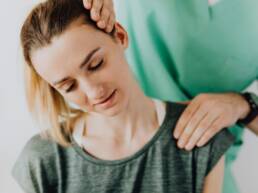 Woman Receiving Medical Care