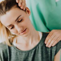 Woman Receiving Medical Care